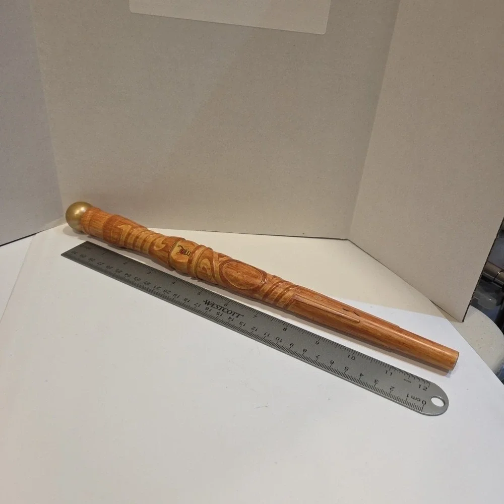 Great Wolf Lodge Magiquest Engraved Wood Wand‎ - Untested